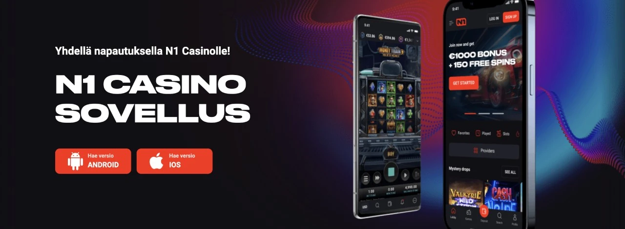 N1 Casino mobiilisovellus