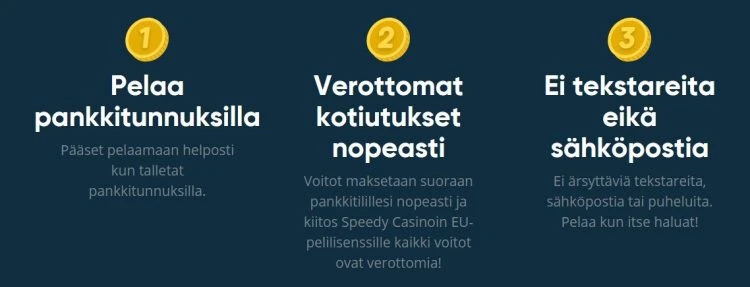 Speedy casino toiminta