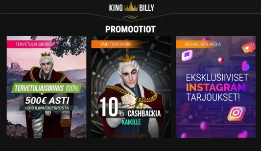 King Billy promootiot