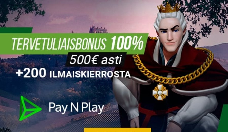 King Billy Casino tervetuliaisbonus