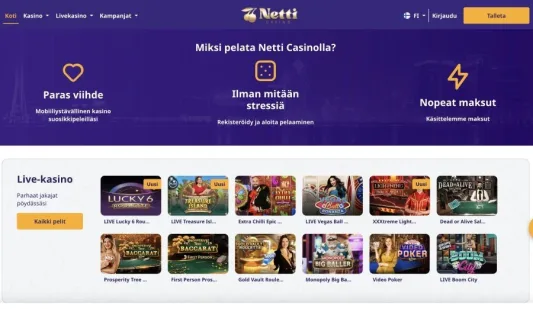 Netti Casino - näin pelaat