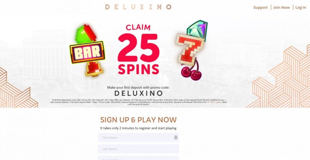 deluxino tervetulobonus