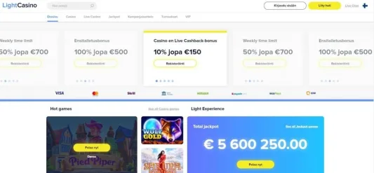 lightcasino etusivu