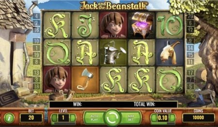 Jack and The Beanstalk peruspelinäkymä