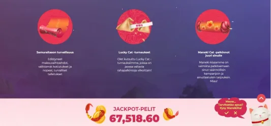 Maneki Casino turnaukset ja palkinnot