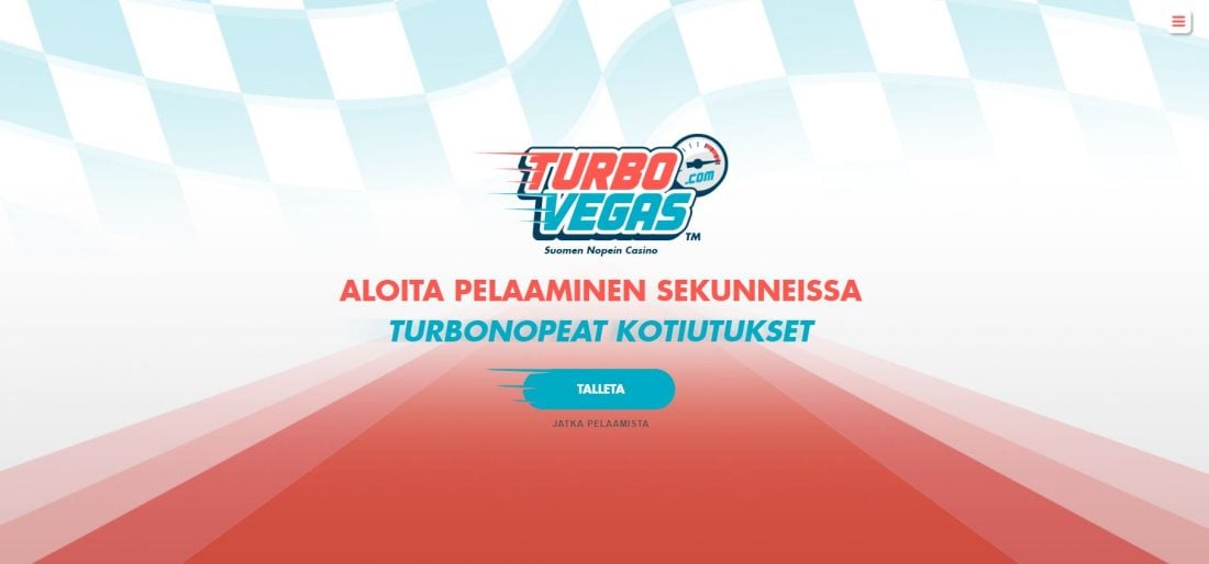 TurboVegas casino etusivu