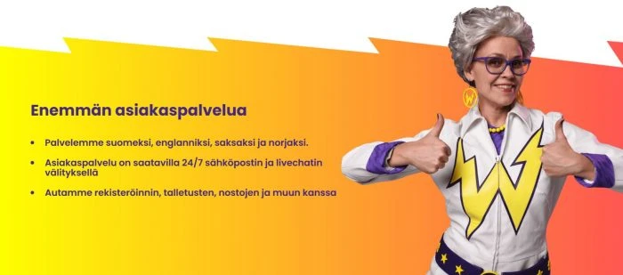 Wildz casino asiakaspalvelu