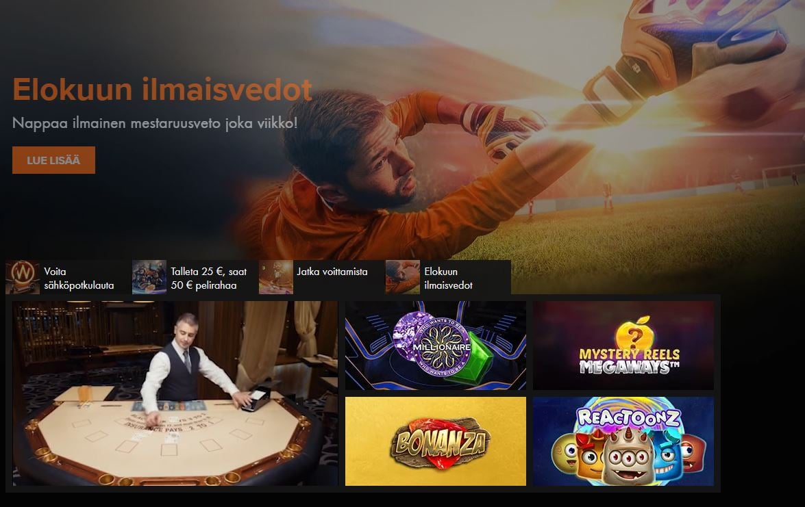 Casino Winner ilmaisvedot