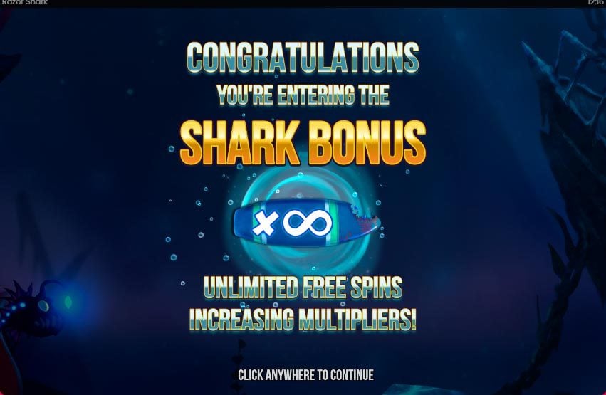 Razor Shark bonus