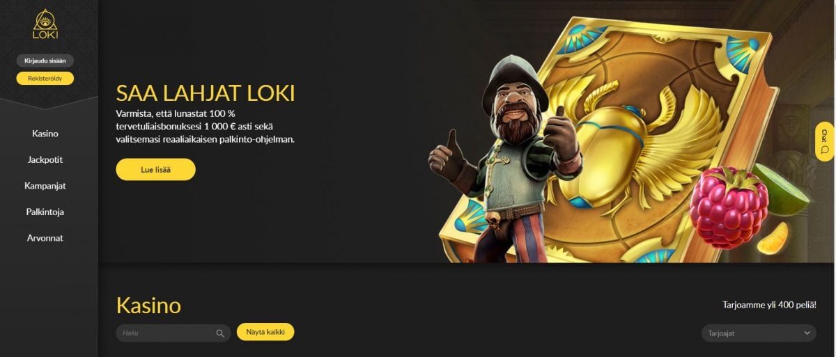 Loki Casino etusivu