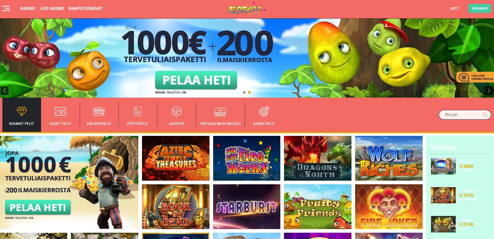 Slotanza casino pelit