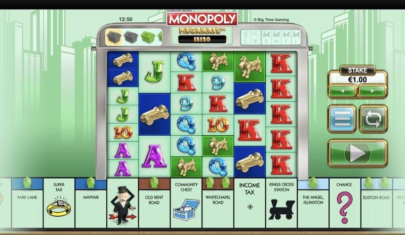 Monopoly Megaways peruspeli