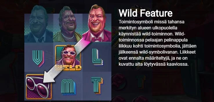 Pim Peli Pom wild toiminto