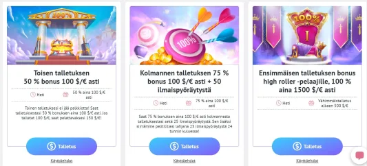 Slotum casino kampanjasivu