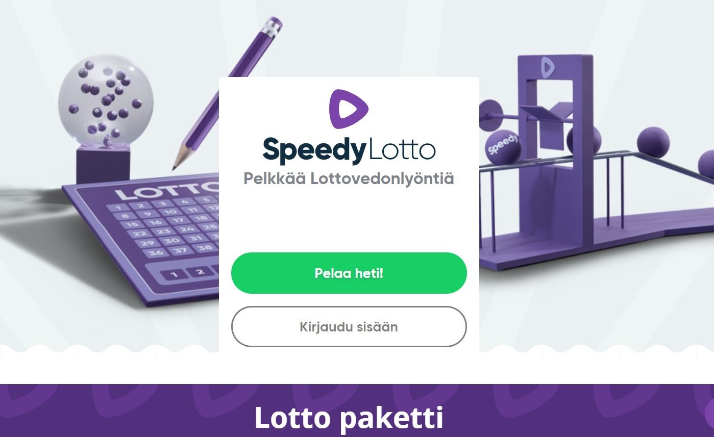 Speedy lotto etusivu