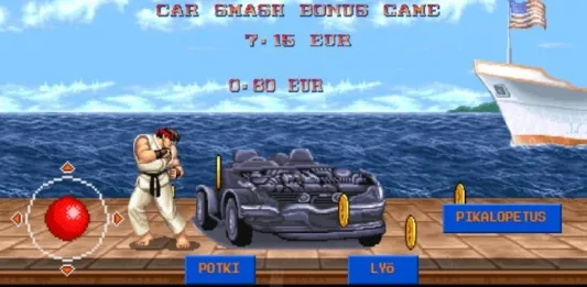 Street fighter 2 bonuspeli