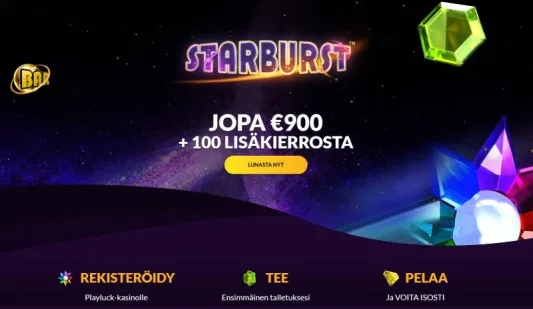 Playluck Casino tervetuliaistarjous