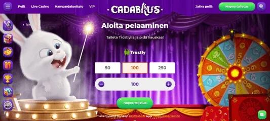 Cadabrus Casino etusivu