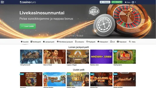 casinoeuro-casino pelivalikoima