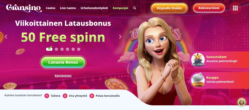 Gransino Casino bonus