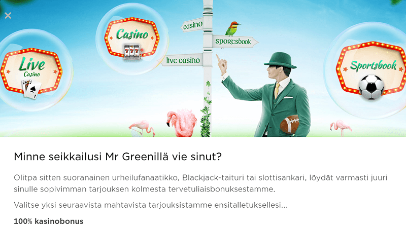 Mr Green bonus