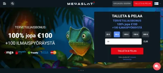 Megaslot Casino bonus