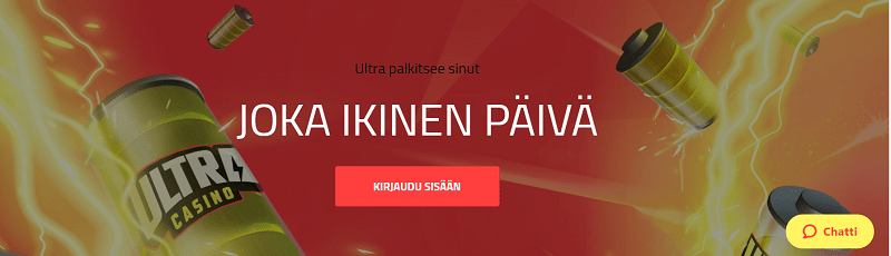 Ultra Casino päivittäiset palkinnot