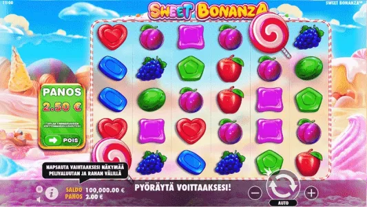 Sweet Bonanza kolikkopeli