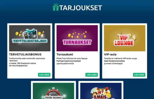 Turbonino Casino kampanjat