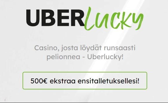 Uberlucky Casino tervetulotarjous