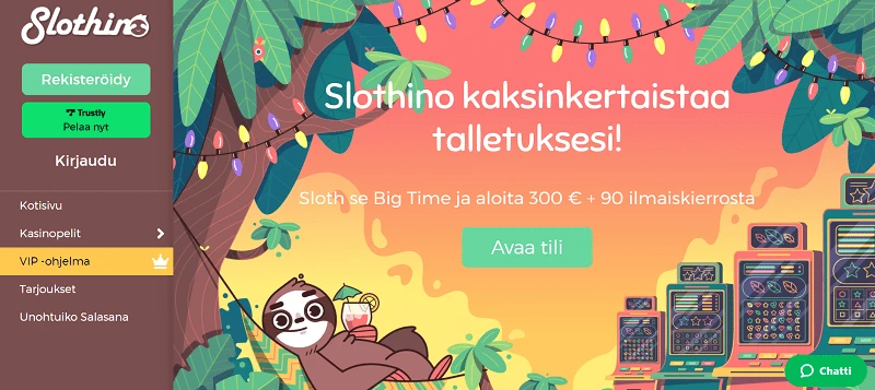 Slothino Casino bonus