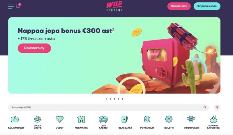 Wild Fortune Casino tervetuliaisbonus