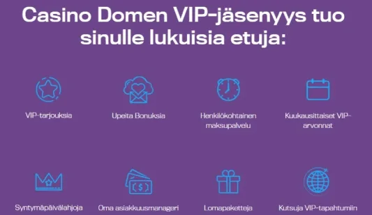 Casino Dome VIP jäsenyys