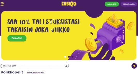 Casiqo Casino teema