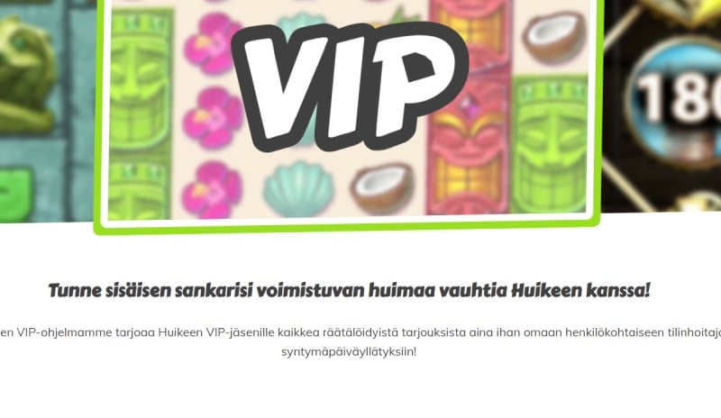 Huikee Kasino VIP-ohjelma