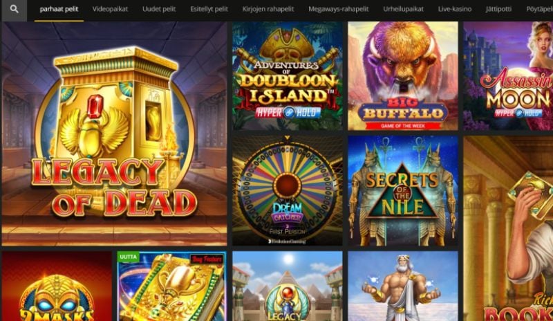 18 Bet Casino kolikkopelit