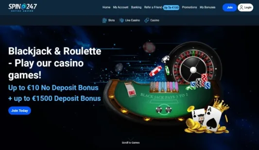 Spin247 Casino pöytäpelit