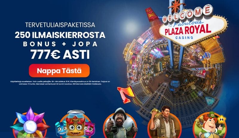 Plaza Royal Casino tervetulobonus