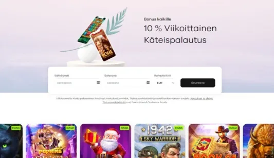 Hejgo Casino cashback bonus