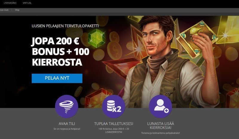 HeySpin Casino tervetulobonus