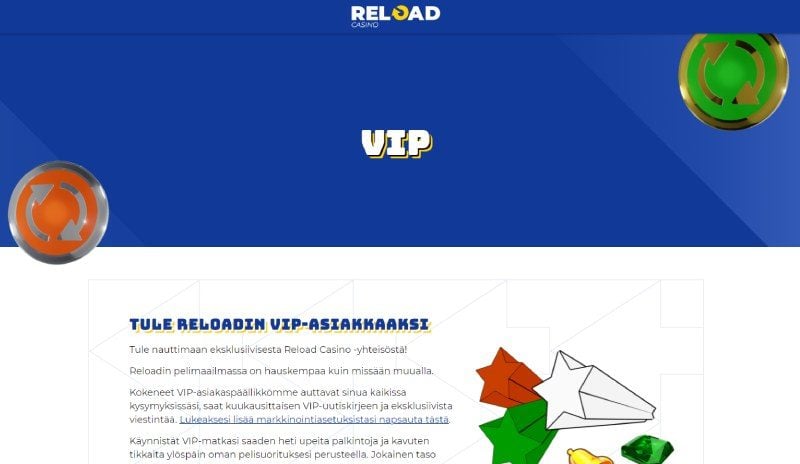 Reaload Casino VIP