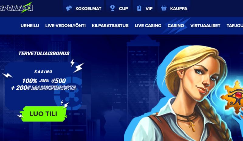 Sportaza Casino etusivu