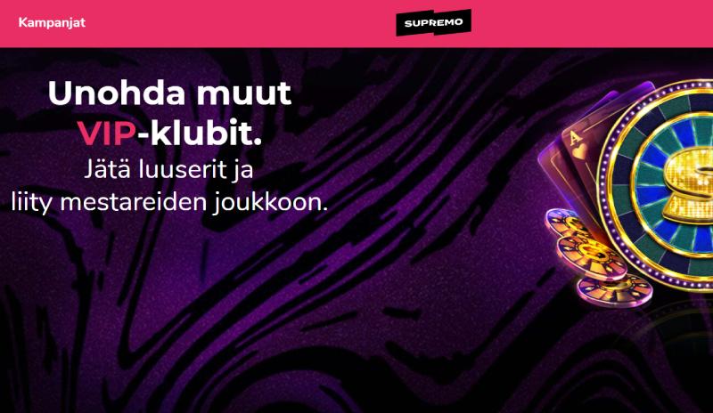 Supremo Casino VIP-klubi