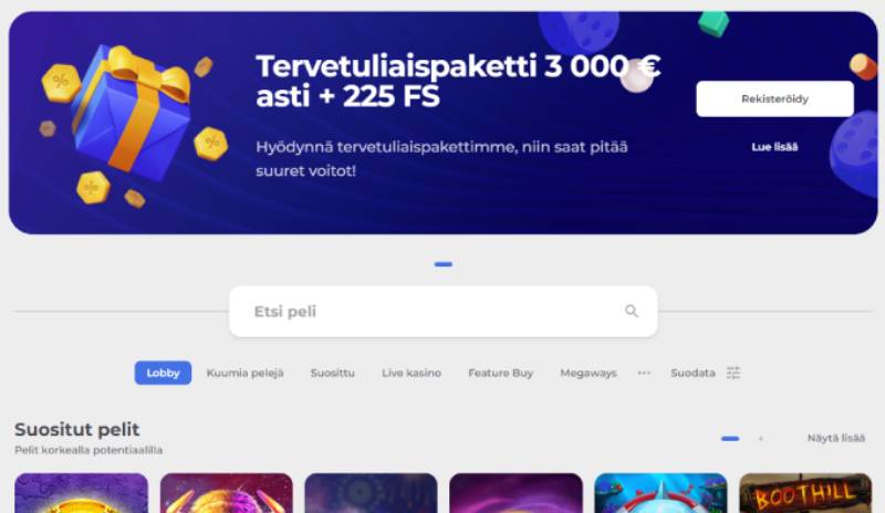 Pledoo Casino tervetulotarjous