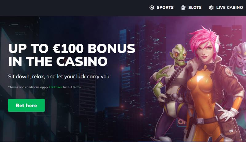 Viebet Casino tervetulobonus