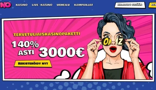 OhMyZino Casino etusivu