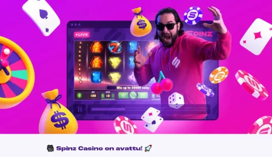 Spinz Casino etusivu