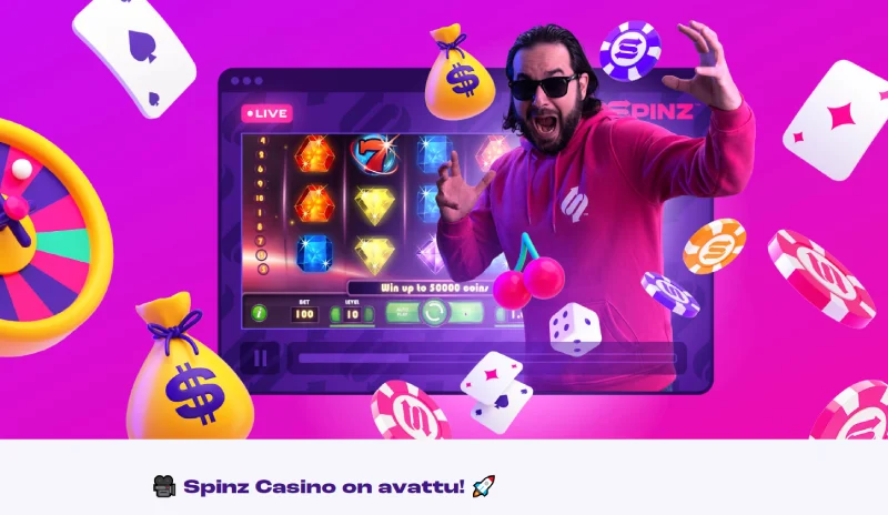 Spinz Casino etusivu