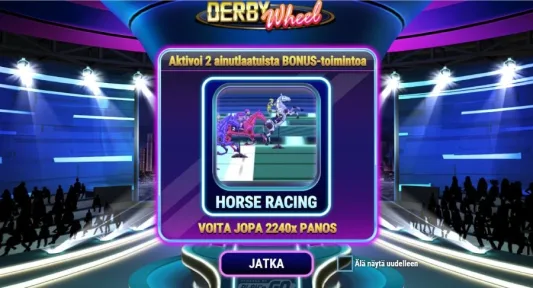 Derby wheel aktivoi bonus