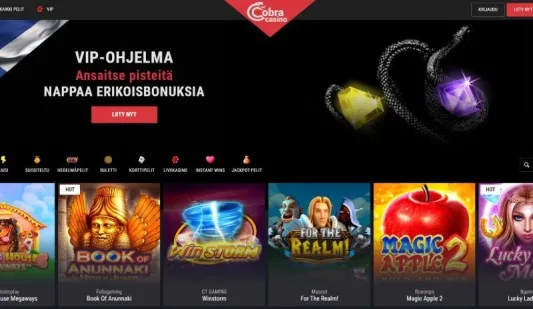 Cobra Casino etusivu